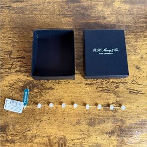 EFFY 14KY Gold pearl bracelet NWT